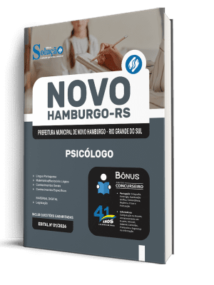 Apostila Prefeitura de Novo Hamburgo-RS 2026 - Psicólogo PS - Imagem 2