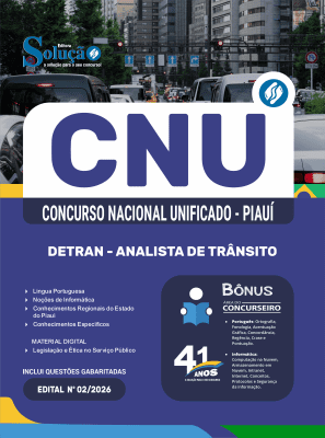 Apostila Unificado PI 2026 - Analista de Trânsito - Imagem 3