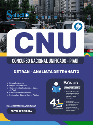 Apostila Concurso Unificado PI 2026 - DETRAN - Analista de Trânsito - Imagem 3