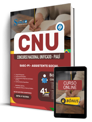 Apostila Concurso Unificado PI 2026 - SASC-PI - Agente Superior de Serviços - Assistente Social - Imagem 1