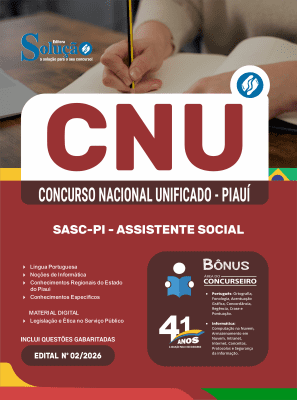 Apostila Concurso Unificado PI 2026 - SASC-PI - Agente Superior de Serviços - Assistente Social - Imagem 3