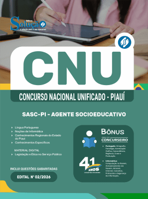 Apostila Unificado PI 2026 - Agente Socioeducativo - Imagem 3