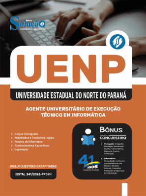 Apostila UENP 2026 - Agente Universitário de Execução - Técnico em Informática - Imagem 3