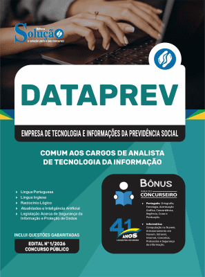 Apostila DATAPREV 2026 - Comum aos Cargos de Analista de Tecnologia da Informação - Imagem 3
