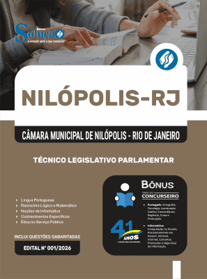 Apostila Câmara de Nilópolis-RJ 2026 - Técnico Legislativo Parlamentar - Imagem 3