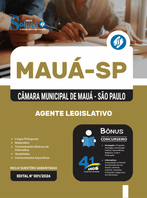 Apostila Câmara de Mauá-SP 2026 - Agente Legislativo - Imagem 3