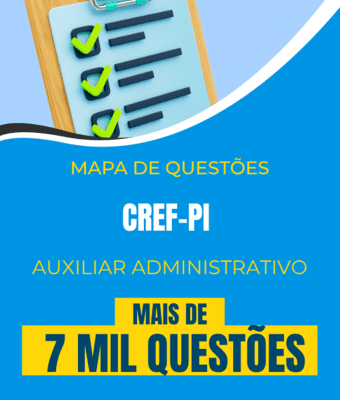 Mapa de Questões Online - CREF-PI - Auxiliar Administrativo - 7 Mil Questões - Imagem 1