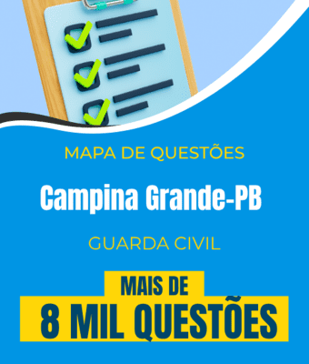 Mapa de Questões Online - Pref. Campina Grande-PB - Guarda Civil Municipal - 8 Mil Questões - Imagem 1