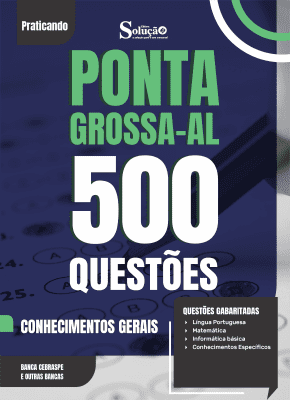Caderno de Questões Prefeitura de Ponta Grossa-PR - Conhecimentos Gerais - 500 Questões Gabaritadas - Imagem 2