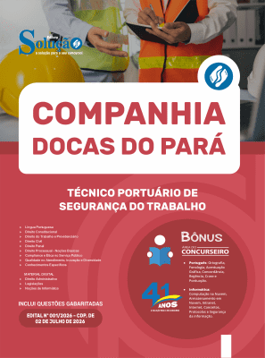 Apostila CDP-PA 2026 - Técnico Portuário de Segurança do Trabalho - Imagem 3
