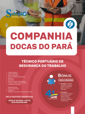 Apostila CDP-PA 2026 - Técnico Portuário de Segurança do Trabalho - Imagem 3