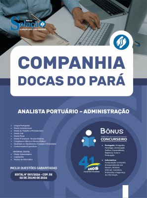 Apostila CDP-PA 2026 - Analista Portuário - Administração - Imagem 3