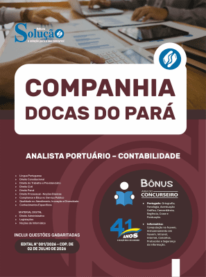 Apostila CDP-PA 2026 - Analista Portuário - Contabilidade - Imagem 3