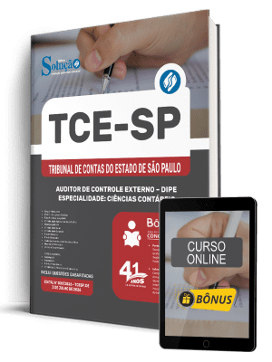 Apostila TCE-SP 2026 - Auditor de Controle Externo - DIPE - Ciências Contábeis - Imagem 1