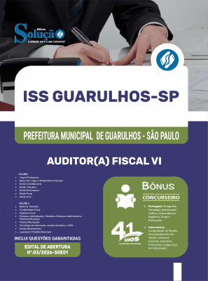 Apostila ISS Guarulhos - SP 2026 - Auditor(a) Fiscal VI - Imagem 3