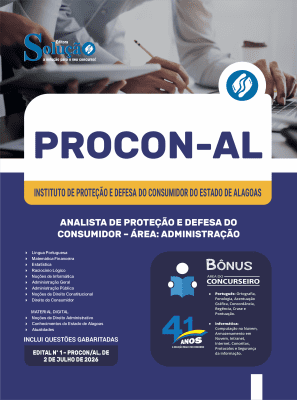 Apostila PROCON-AL 2026 - Analista de Proteção e Defesa do Consumidor - Área: Administração - Imagem 3