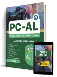 Capa Apostila PC-AL 2026 - Agente de Polícia Civil