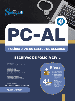 Apostila PC-AL 2026 - Escrivão de Polícia Civil - Imagem 3