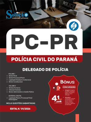 Apostila PC-PR 2026 - Delegado de Polícia - Imagem 3