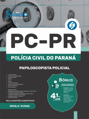 Apostila PC-PR 2026 - Papiloscopista Policial - Imagem 3