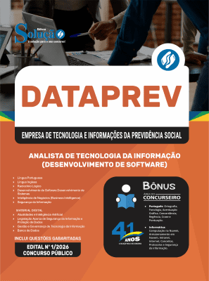Apostila Dataprev 2026 - Analista de Tecnologia da Informação - Desenvolvimento de Software - Imagem 3