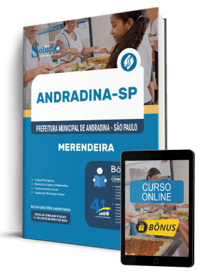 Apostila Prefeitura de Andradina-SP 2026 - Merendeira(o) - Imagem 1