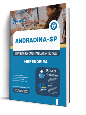 Apostila Prefeitura de Andradina-SP 2026 - Merendeira(o) - Imagem 2