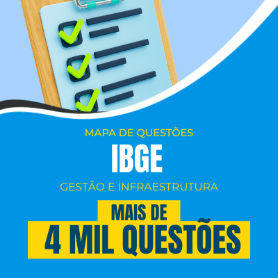Mapa de Questões Online - IBGE - Analista Censitário - Gestão e Infraestrutura - 4 Mil Questões - Imagem 1