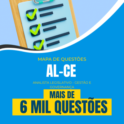 Mapa de Questões Online - AL-CE - Analista Legislativo - Gestão e Governança - 6 Mil Questões - Imagem 1