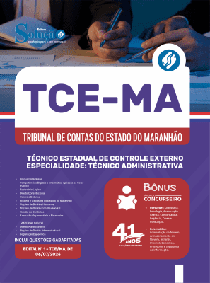 Apostila TCE-MA 2026 - Técnico Estadual de Controle Externo - Especialidade: Técnico Administrativa - Imagem 3
