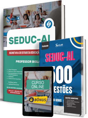 Combo SEDUC-AL 2026 - Professor Biologia - Imagem 1