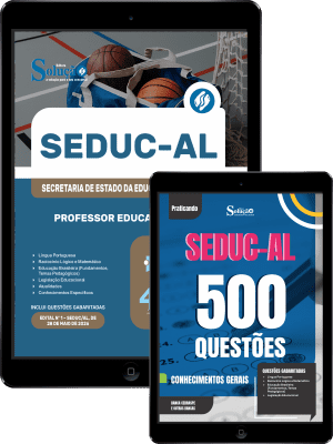 Combo SEDUC-AL 2026 - Professor Educação Física - Imagem 1