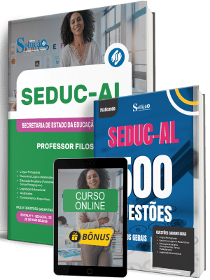 Combo SEDUC-AL 2026 - Professor Filosofia - Imagem 1