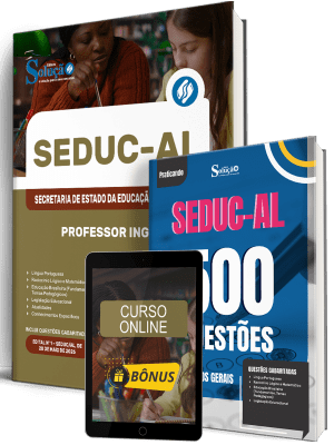Combo SEDUC-AL 2026 - Professor Inglês - Imagem 1