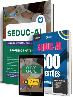 Combo SEDUC-AL 2026 - Professor Matemática - Imagem 1