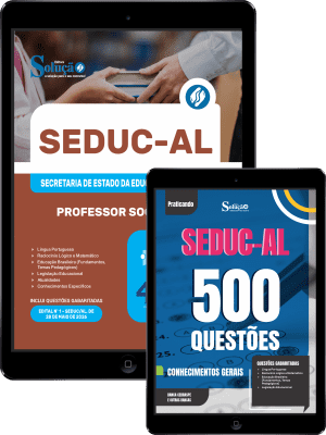 Combo SEDUC-AL 2026 - Professor Sociologia - Imagem 1