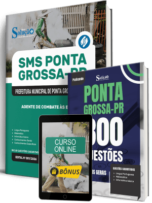 Combo Prefeitura de Ponta Grossa-PR 2026 - Agente de Combate às Endemias - Imagem 1