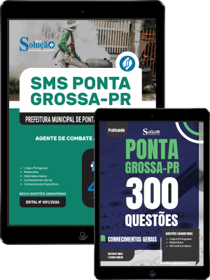 Combo Prefeitura de Ponta Grossa-PR 2026 - Agente de Combate às Endemias - Imagem 1