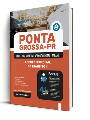 Combo Prefeitura de Ponta Grossa-PR 2026 - Agente Municipal de Trânsito II - Imagem 2