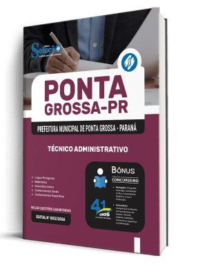 Combo Prefeitura de Ponta Grossa-PR 2026 - Técnico Administrativo - Imagem 2