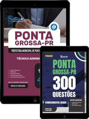 Combo Prefeitura de Ponta Grossa-PR 2026 - Técnico Administrativo - Imagem 1