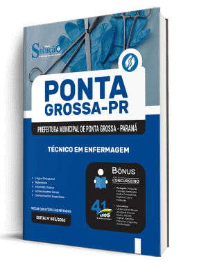 Combo Prefeitura de Ponta Grossa-PR 2026 - Técnico em Enfermagem - Imagem 2