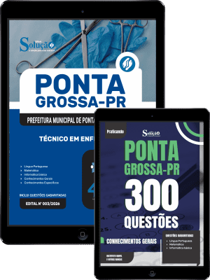 Combo Prefeitura de Ponta Grossa-PR 2026 - Técnico em Enfermagem - Imagem 1