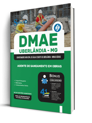 Apostila DMAE Uberlândia-MG 2026 - Agente de Saneamento em Obras - Imagem 2