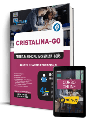 Apostila Prefeitura de Cristalina - GO 2026 - Agente de Apoio Educacional - Imagem 1