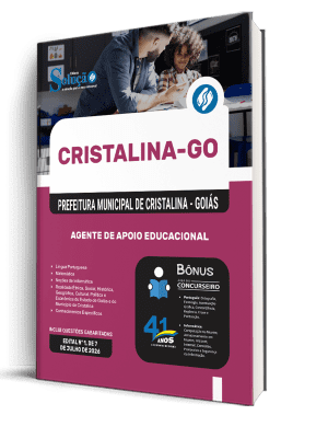 Apostila Prefeitura de Cristalina - GO 2026 - Agente de Apoio Educacional - Imagem 2
