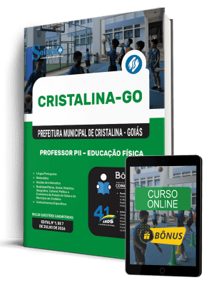Apostila Prefeitura de Cristalina - GO 2026 - Professor PII - Educação Física - Imagem 1