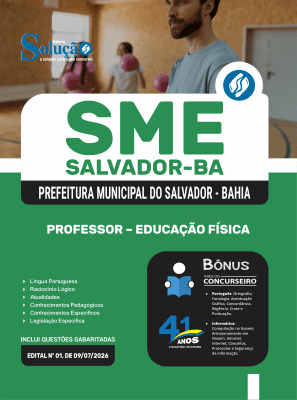 Apostila SME Salvador-BA 2026 - Professor - Educação Física - Imagem 3