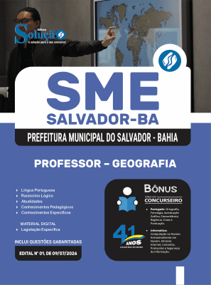 Apostila SME Salvador-BA 2026 - Professor - Geografia - Imagem 3