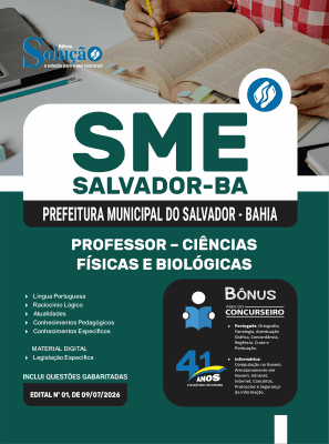 Apostila SME Salvador-BA 2026 - Professor - Ciências Físicas e Biológicas - Imagem 3